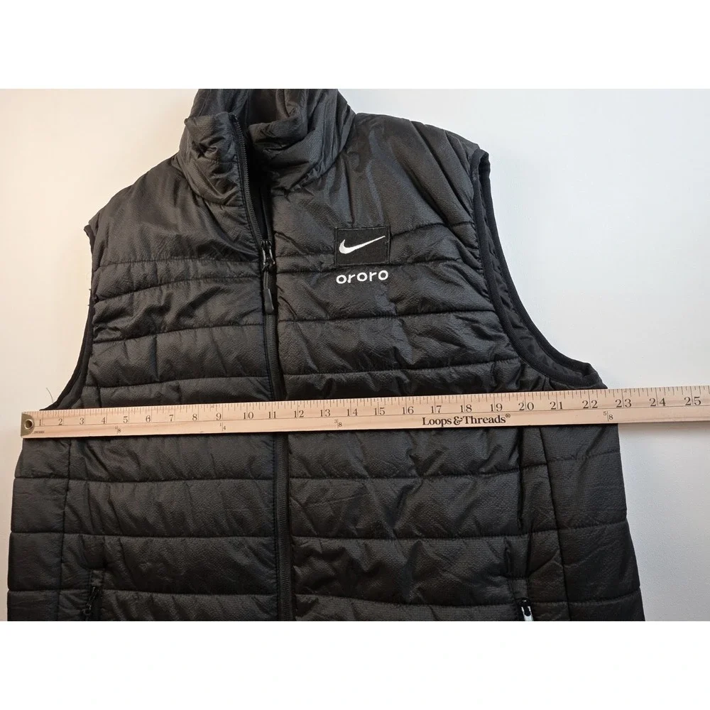 Ororo X Nike Mens Heated Vest Black Size L Limited Edition Puffer Vest